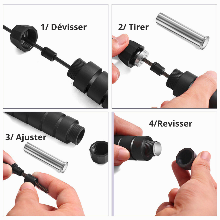 Corde à sauter a roulements a billes