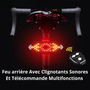 Éclairage Vélos LED Puissant 5 Modes  clignotants Anakaya.fr