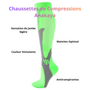 chaussettes de compression